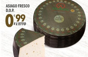 Supermercati Dok Asiago Fresco D.O.P. offerta