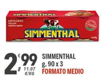 Supermercati Dok Simmenthal g. 90x3 offerta