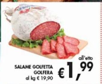 Supermercato Coal Salame golfetta golfera offerta