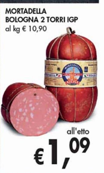 Supermercato Coal Mortadella bologna 2 torri igp offerta