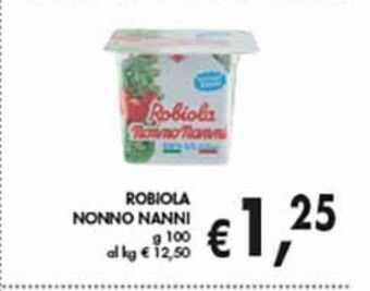 Supermercato Coal Robiola nonno nanni offerta