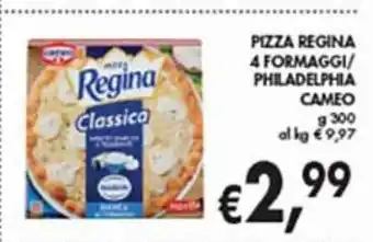 Supermercato Coal Pizza regina 4 formaggi/philadelphia cameo offerta