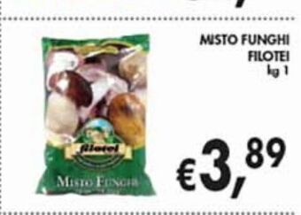 Supermercato Coal Misto funghi filotei offerta