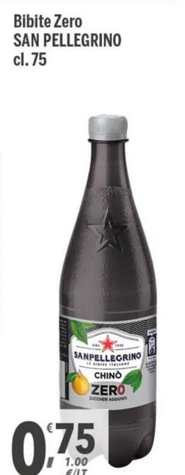 Supermercati Dok San Pellegrino Bibite Zero cl.75 offerta