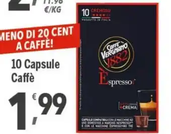 Supermercati Dok 10 Capsule Caffè offerta