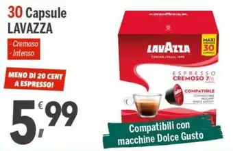 Supermercati Dok Lavazza 30 Capsule offerta