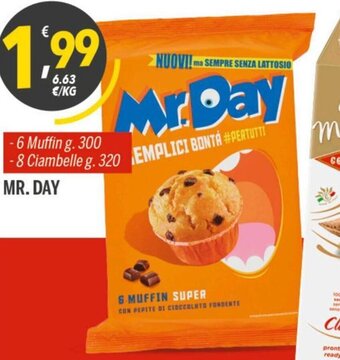 Mr. Day 6 Muffin g.300/8 Ciambelle g.320