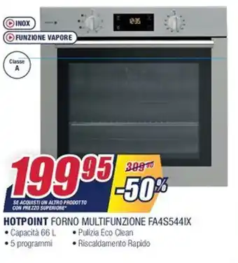 Trony Hotpoint Forno Multifunzione FA4S544IX offerta