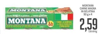 Supermercati Piccolo Montana Carne Magra in Gelatina 90gx4 offerta
