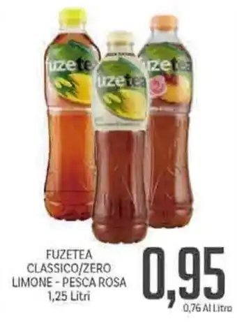 Supermercati Piccolo Fuzetea Classico / Zero Limone Pesca Rosa 1,25L offerta