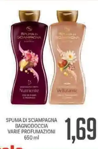Supermercati Piccolo Spuma Di Sciampagna Bagnodoccia Varie Profumazioni 650ml offerta