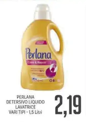 Supermercati Piccolo Perlana Detersivo Liquido Lavatrice 1,5L offerta