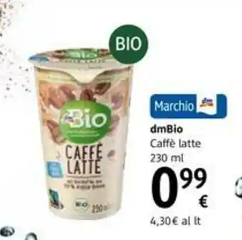 dm drogerie markt dmBio Caffè latte 230ml offerta