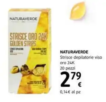 dm drogerie markt Naturaverde Strisce depilatorie viso offerta
