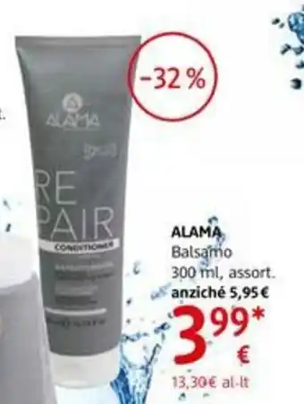 dm drogerie markt Alama Balsamo 300ml offerta