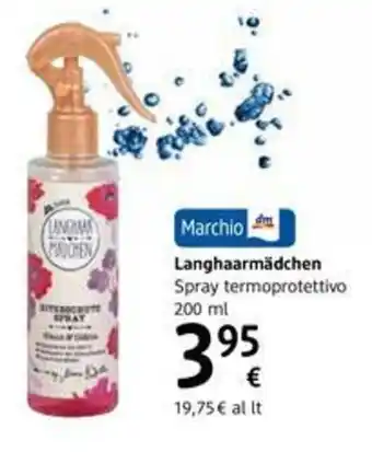 dm drogerie markt Langhaarmädchen Spray termoprotettivo 200ml offerta