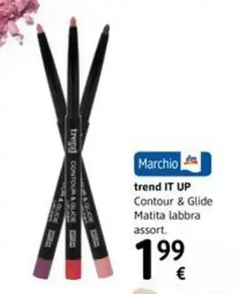 Trend it up Contour & Glide Matita labbra