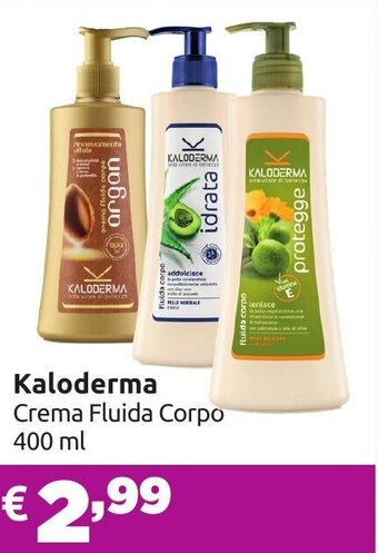 Saponi e profumi Kaloderma Crema Fluida Corpo 400 ml offerta