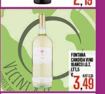 Fontana Candida Vino Bianco I.G.T 1,5 Lt