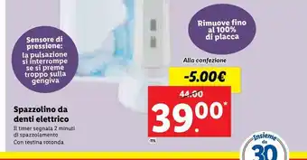Lidl Spazzolino da denti elettrico offerta
