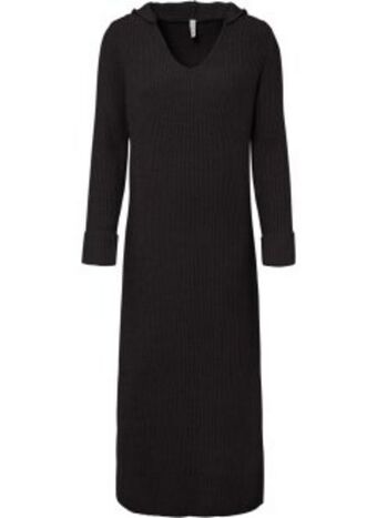 Bonprix Abito in maglia con cappuccio offerta