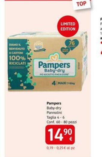 dm drogerie markt Pampers baby-dry Pannolini offerta