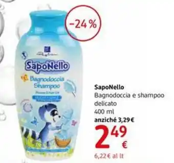 SapoNello Bagnodoccia e shampoo delicato 400ml
