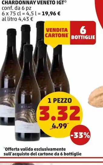 PENNY Chardonnay veneto igt conf. d 6pz offerta
