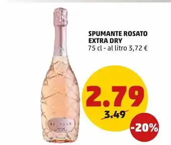 PENNY Spumante rosato extra dry 75cl offerta