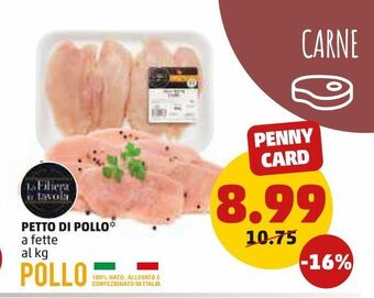 PENNY Petto di pollo a fette offerta