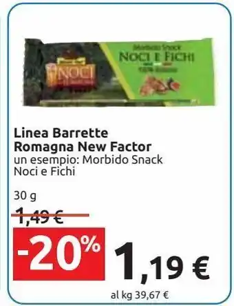 Carrefour Iper Linea barrette romagna new factor offerta