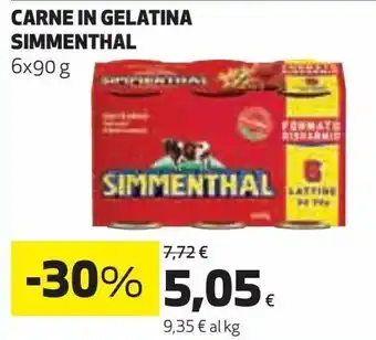 Carne in gelatina simmenthal