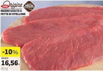 Coop Magro scelto a fette di vitellone offerta