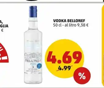 PENNY Vodka bellonef 50cl offerta