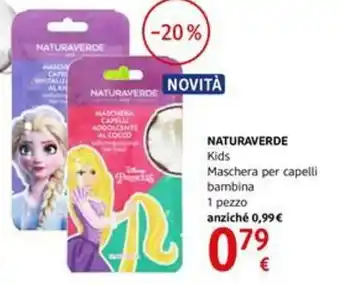 dm drogerie markt Naturaverde Kids Maschera per capelli bambina 1 pezzo offerta