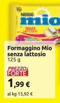 Carrefour Iper Formaggino mio senza lattosio offerta