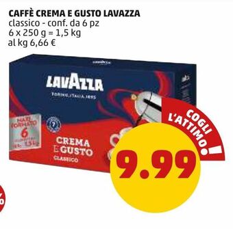 PENNY Caffè crema e gusto lavazza offerta