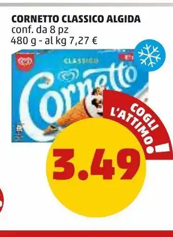 PENNY Cornetto classico algida conf. da 8pz offerta