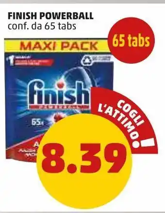 PENNY Finish powerball conf. da 65tabs offerta