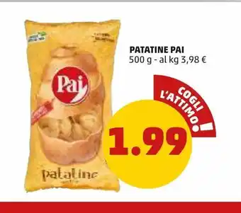PENNY Patatine pai 500g offerta