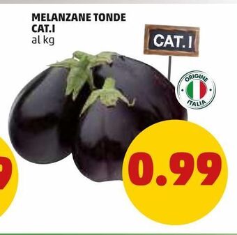 PENNY Melanzane tonde cat.i offerta