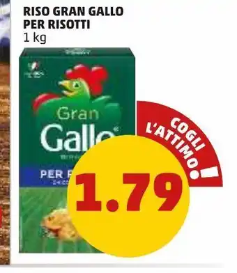 PENNY Riso gran gallo per risotti 1kg gallo offerta