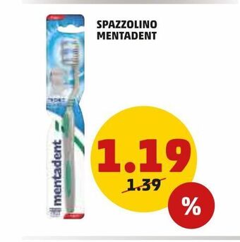 PENNY Spazzolino mentadent offerta