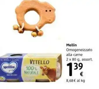 dm drogerie markt Mellin Omogeneizzato alla carne 2x80g, assort offerta