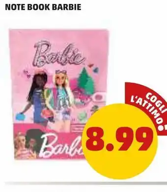 PENNY Note book barbie offerta