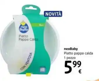 neoBaby Piatto pappa calda 1 pezzo