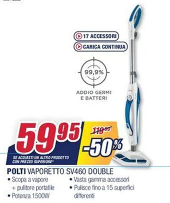 Trony Polti Vaporetto SV460 DOUBLE offerta