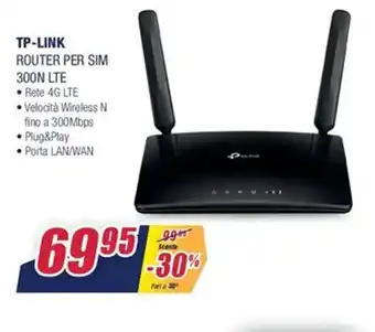 TP-Link Router per Sim 300N LTE