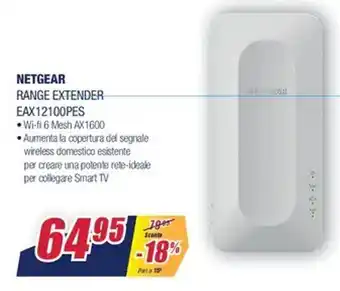 Netgear Range Extender EAX12100PES