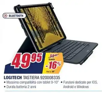Trony Logitech Tastiera 920008335 offerta
